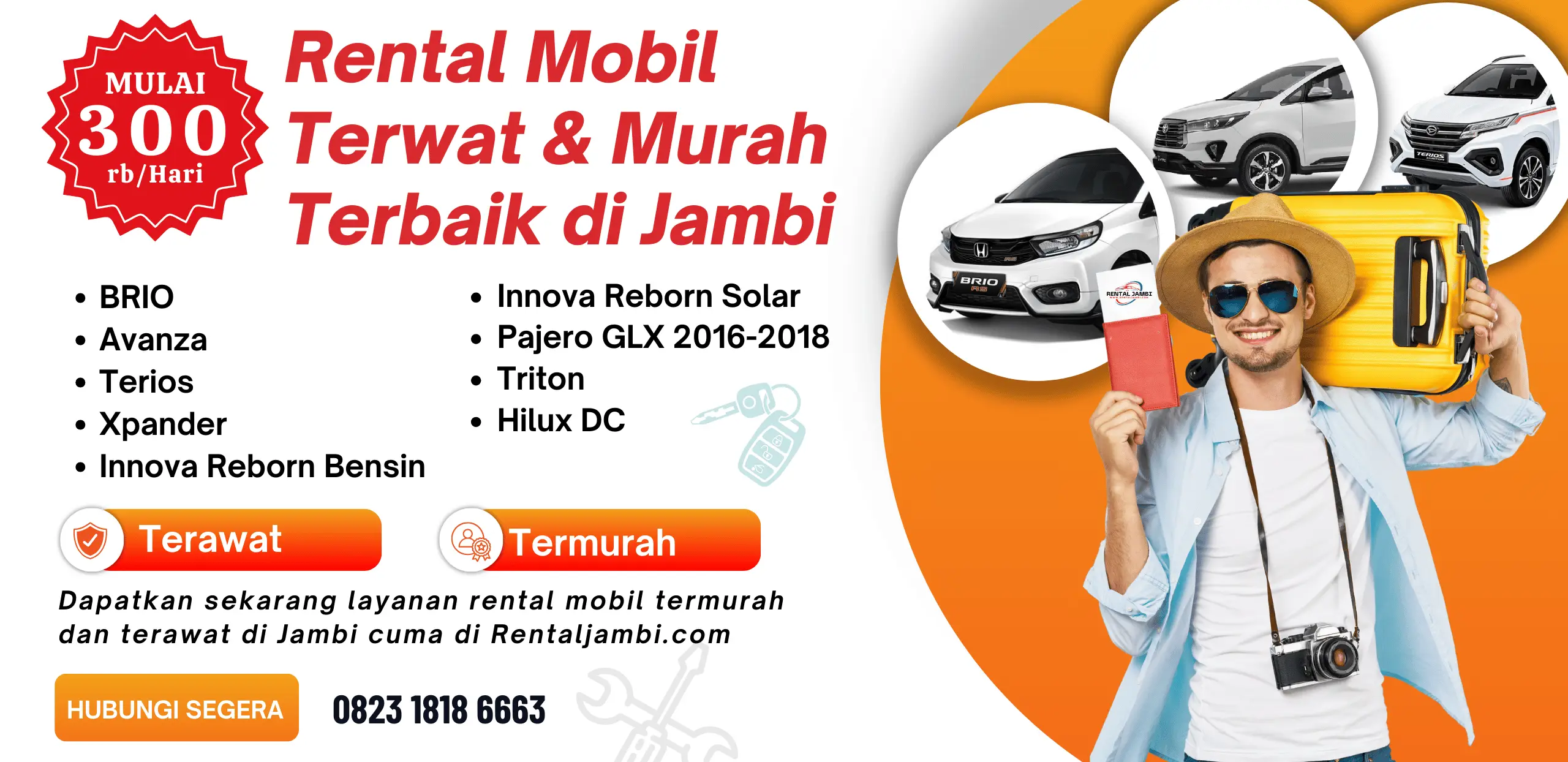 Rental Mobil jambi murah terdekat